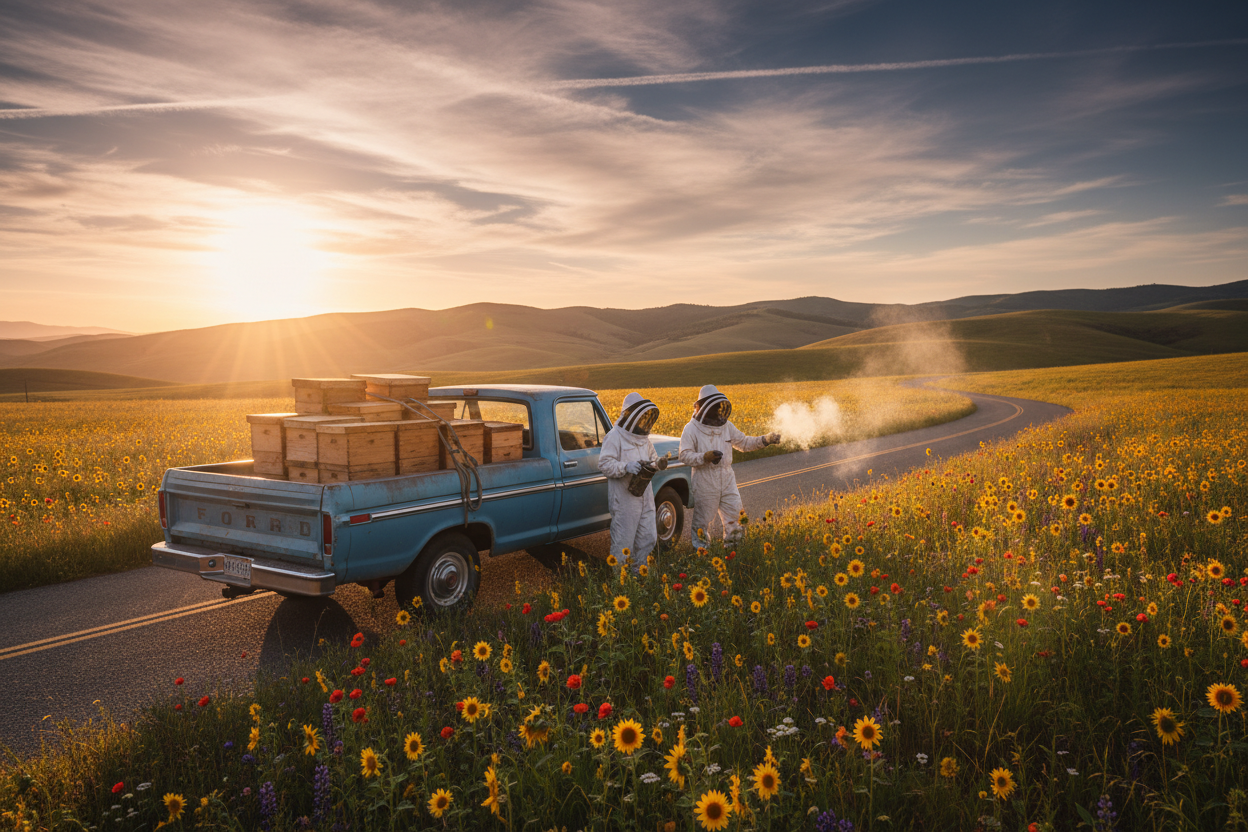 Following the Bloom: How Beekeepers Travel the Country to Create Single-Source Honey