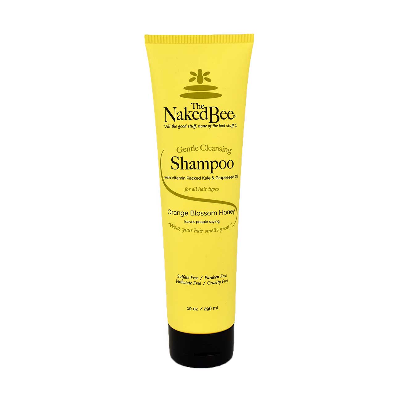 A 10 fl oz tube of Naked Bee Orange Blossom scented Gentle Cleansing Shampoo.
